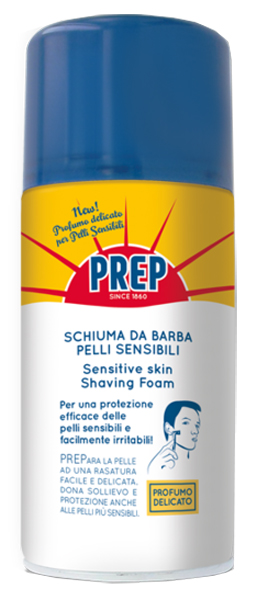 PREP SCHIUMA BARBA PELLE SENSIBILE 300 ML - farmacia187.it