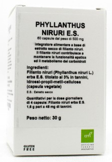 PHYLLANTHUS NIRURI ESTRATTO SECCO 60 CAPSULE - farmacia187.it