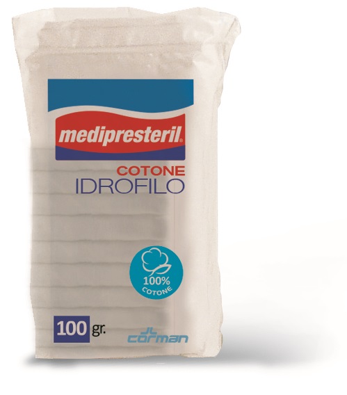 COTONE IDROFILO FU MEDIPRESTERIL CONFEZIONE DA 100GRAMMI - farmacia187.it