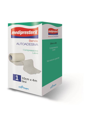 BENDA ADESIVA MEDIPRESTERIL 10X400CM - farmacia187.it