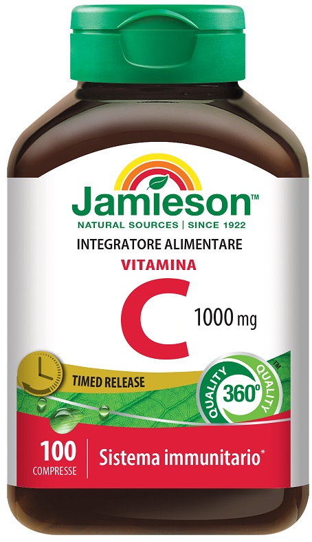 JAMIESON VITAMINA C 1000 TIMED RELEASE 100 COMPRESSE BARATTOG - farmacia187.it