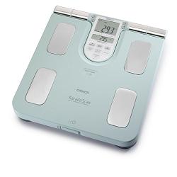BILANCIA PESAPERSONE CON MONITOR COMPOSIZIONE CORPOREA 4SENSORI PESO PERCENTUALE MASSA GRASSA E MASSA MUSCOLARE BF511 COLORE TURCHESE - farmacia187.it