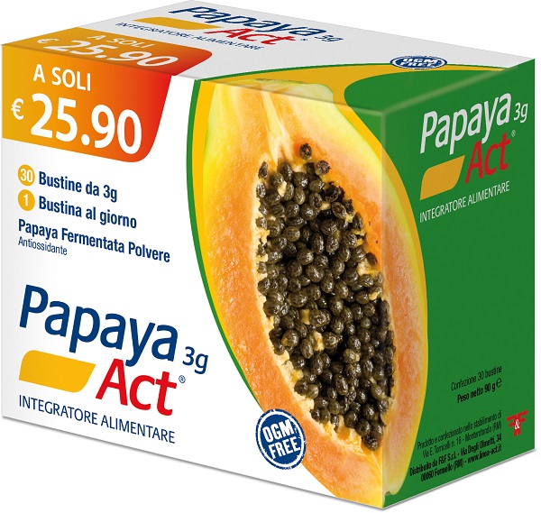 PAPAYA ACT 3G 30 BUSTINE - farmacia187.it