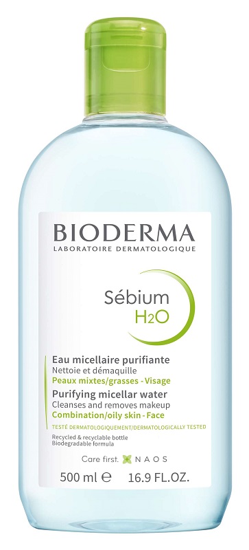 SEBIUM H2O ACQUA MICELLARE DETERGENTE PURIFICANTE 500 ML - farmacia187.it