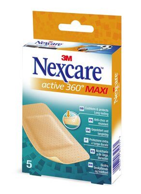 CEROTTO NEXCARE ACTIVE 360 GRADI 5 PEZZI - farmacia187.it