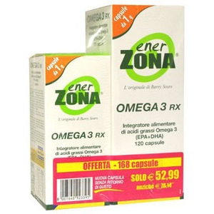 ENERZONA OMEGA 3 RX 120+48 CAPSULE OFFERTA CONVENIENZA - farmacia187.it