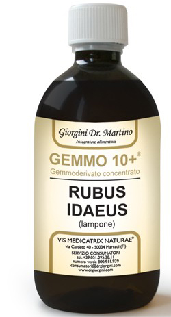 GEMMO 10+ GEMMODERIVATO CONCENTRATO LIQUIDO ANALCOLICO RUBUS IDEAUS LAMPONE 500 ML - farmacia187.it