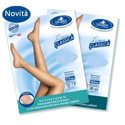 SAUBER CALZA AUTOREGGENTE 70 DENARI MAGLIA MICRORETE NEUTRO BEIGE 2 LINEA CLASSICA - farmacia187.it
