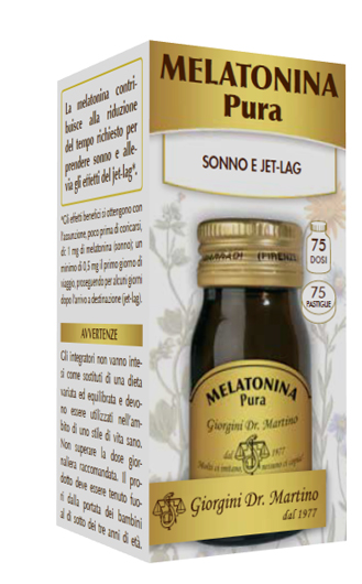 MELATONINA PURA 75 PASTIGLIE - farmacia187.it