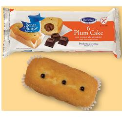 BONONIA PLUMCAKE CREMA CIOCCOLATO SENZA GLUTINE 6 X 45 G - farmacia187.it