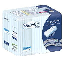 TRAVERSA SALVAMATERASSO PER INCONTINENZA SERENITY CLASSIC ALOE 80X180CM 15 PEZZI FARMABILITY - farmacia187.it