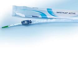 CATETERE VESCICALE AUTOLUBRIFICATO SAFETYCAT ACTIVE TIEMANN 40 CM CH 12 - farmacia187.it