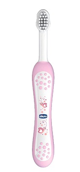 CHICCO SPAZZOLINO PRIMI DENTI DA LATTE ROSA 6-36 MESI - farmacia187.it