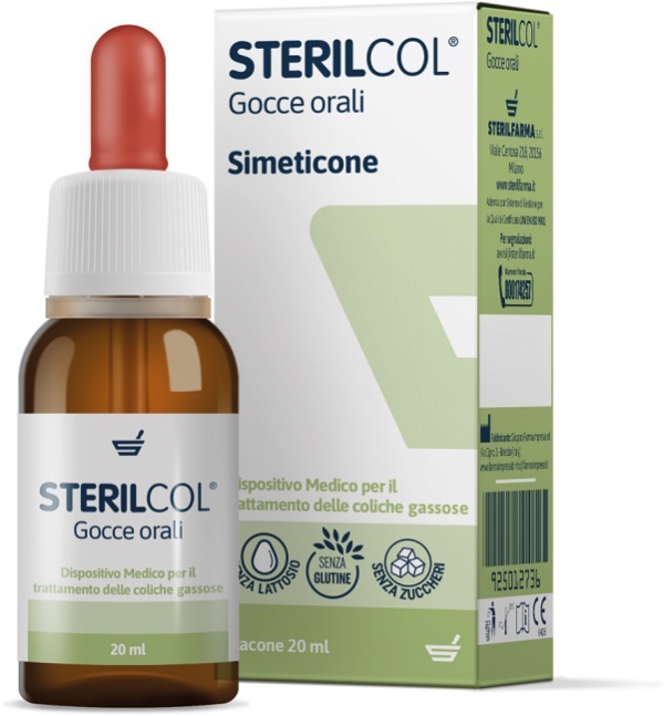 STERILCOL GOCCE ORALI SOSPENSIONE GASTROFUNZIONALE FLACONCINO 20 ML - farmacia187.it