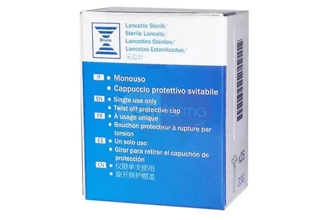 LANCETTE PUNGIDITO BRUNO 25 PEZZI - farmacia187.it