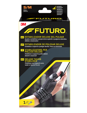 STABILIZZATORE PER POLLICE FUTURO NERO SMALL/MEDIUM 1 PEZZO - farmacia187.it