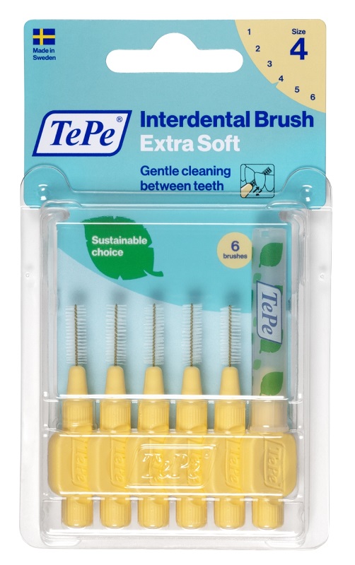 TEPE SCOVOLINO XSOFT GIALLO 0,7MM 6 PEZZI - farmacia187.it