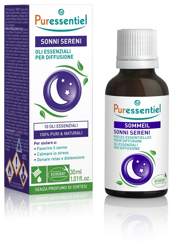 MISCELA SONNI SERENI OLI ESSENZIALI PER DIFFUSIONE 30 ML - farmacia187.it