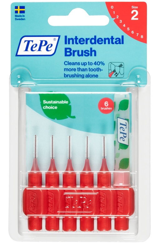 TEPE SCOVOLINO ROSSO 0,5MM 6 PEZZI - farmacia187.it