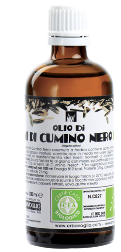 OLIO SEMI CUMINO NERO BIOLOGICO - farmacia187.it