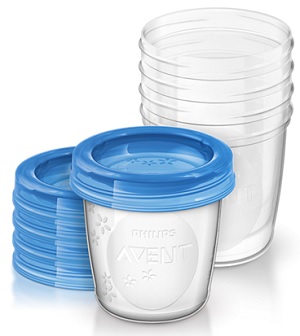 AVENT VASETTI VIA COPERCHIO 180 ML 5 PEZZI - farmacia187.it