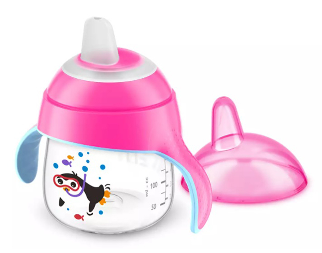 AVENT TAZZA CON BECCUCCIO DECORATA NERO 200 ML - farmacia187.it