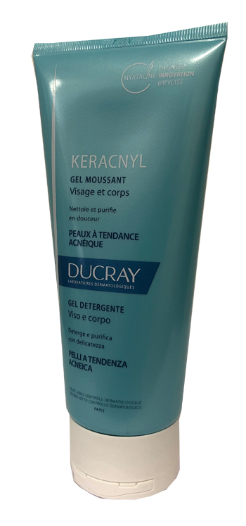 KERACNYL GEL MOUSSANT VISO CORPO 200 ML - farmacia187.it