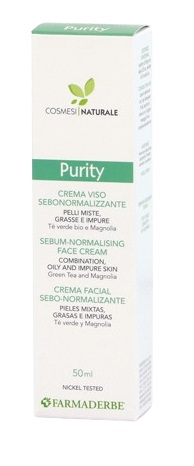 PURITY CREMA VISO SEBONORMALIZZANTE 50 ML - farmacia187.it