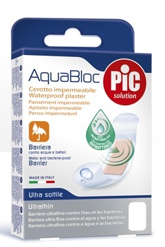 CEROTTO PIC AQUABLOC CM10X15 ANTIBATTERICO 5 PEZZI - farmacia187.it