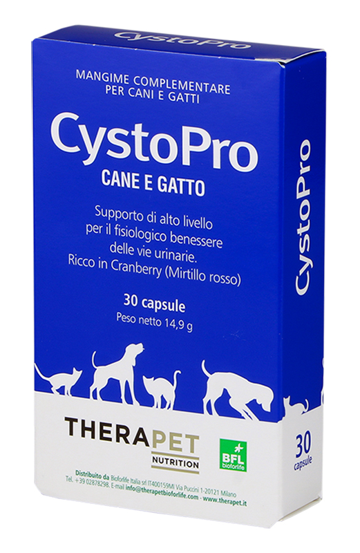 CYSTOPRO THERAPET 30 CAPSULE - farmacia187.it