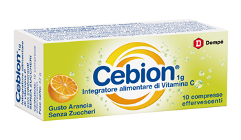 CEBION EFFERVESCENTE VIT C SENZA ZUCCHERO 10 COMPRESSE - farmacia187.it
