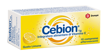 CEBION EFFERVESCENTE VITAMINA C LIMONE 10 COMPRESSE - farmacia187.it