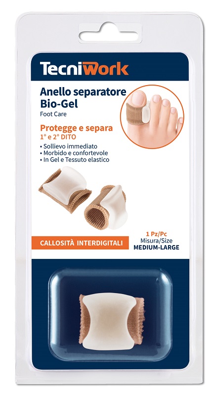 BIO-GEL ANELLO SEPARATORE PER ALLUCE M/L 1 PEZZO - farmacia187.it