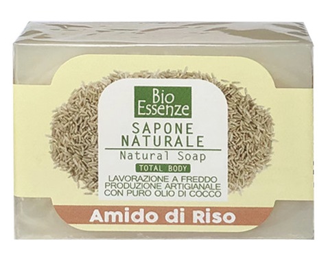 BIO ESSENZE SAPONE NATURALE AMIDO DI RISO 100 G - farmacia187.it