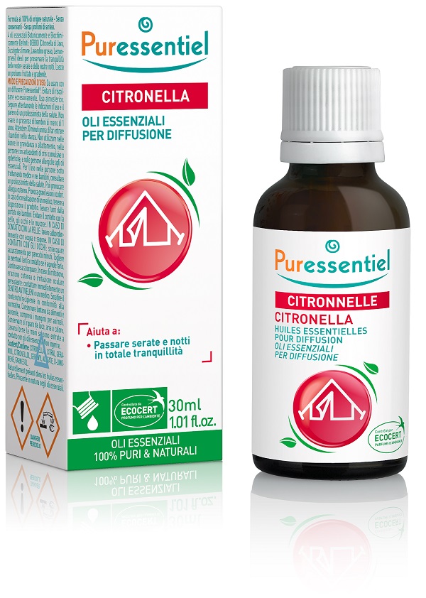 MISCELA CITRONELLA PER DIFFUSIONE 30 ML ECOCERT - farmacia187.it