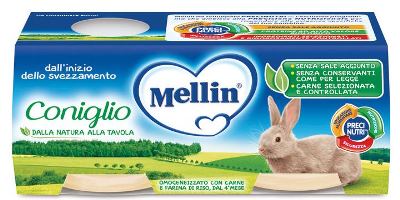 MELLIN OMOGENEIZZATO CONIGLIO 2X120 G - farmacia187.it