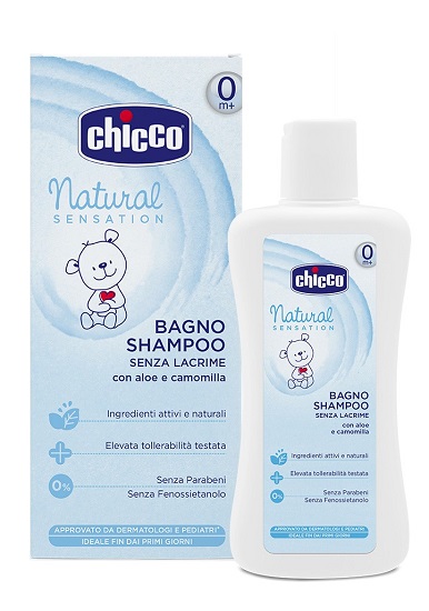 CHICCO BAGNO SHAMPOO NATURAL SENSATION 200 ML - farmacia187.it