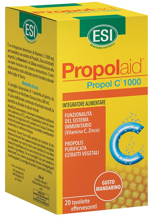 ESI PROPOLAID C 1000 20 TAVOLETTE EFFERVESCENTI - farmacia187.it