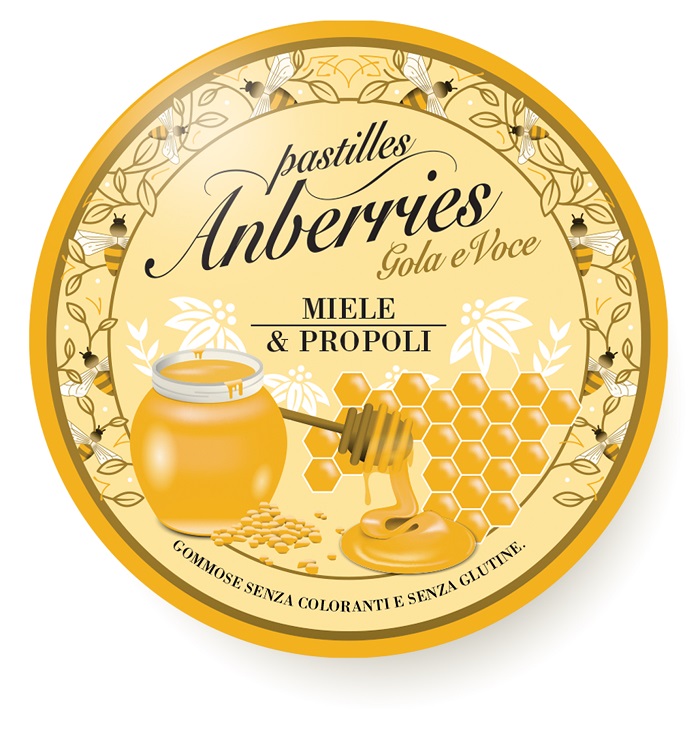 ANBERRIES MIELE PROPOLI 55 G - farmacia187.it