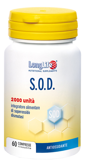 LONGLIFE SOD 2000 60 COMPRESSE RIVESTITE - farmacia187.it