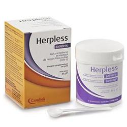 HERPLESS POLVERE BARATTOLO 30 G CON MISURINO - farmacia187.it
