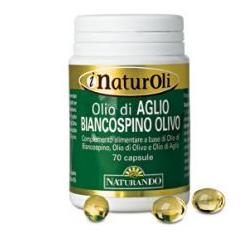 NATUROLI OLIO DI AGLIO BIANCOSPINO OLIVO 70 PERLE - farmacia187.it