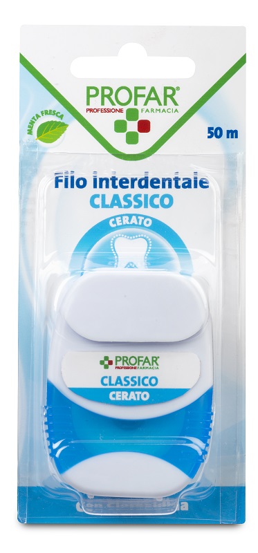 FILO INTERDENTALE CON CLOREXIDINA 50 M PROFAR - farmacia187.it