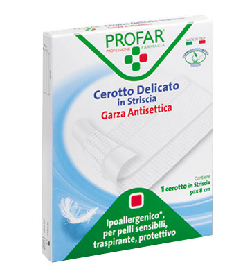 CEROTTO TESSUTO NON TESSUTO DELICATO 1 STRISCIA 50X8 CM PROFAR - farmacia187.it