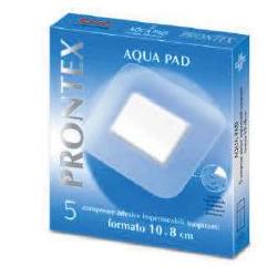 GARZA COMPRESSA PRONTEX AQUA PAD 10X8CM 5 PEZZI - farmacia187.it