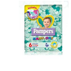 PAMPERS BABY DRY EXTRA LARGE 38 PEZZI - farmacia187.it