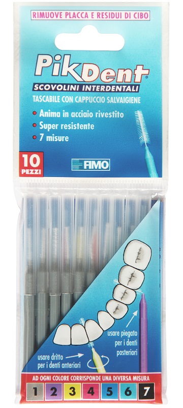 PIKDENT STUZZICOLINO 1 GRIGIO 10 PEZZI - farmacia187.it