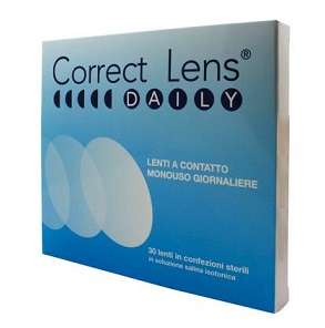 CORRECT LENS DAILY LENTI CONTATTO MONOUSO GIORNALIERE 1,25 30 PEZZI - farmacia187.it