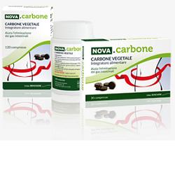 NOVA CARBONE VEGETALE 120 COMPRESSE - farmacia187.it