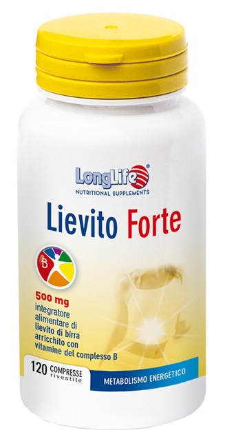 LONGLIFE LIEVITO FORTE 120 COMPRESSE - farmacia187.it
